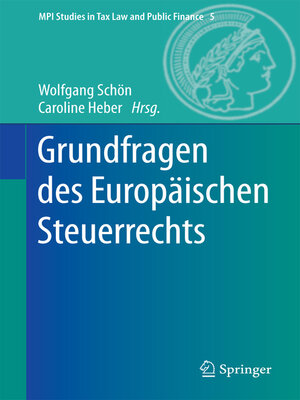 cover image of Grundfragen des Europäischen Steuerrechts